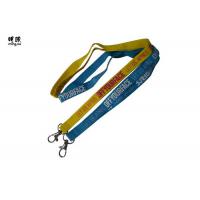 China Personalised ID Badge Holder Lanyard With Silk Screen Print Logo on sale
