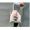 China Promotional Personalized Eco-Friendly Cotton Canvas Tote Bags With Rope Handles Custom Printed Sublimation Blanks Fashion Style For Wholesale wholesale