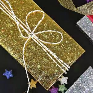 China Happy Birthday Glitter Gift Wrapping Paper 50cm*70cm supplier