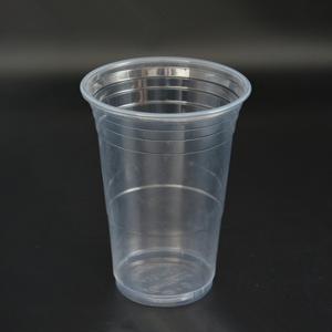 425Ml 14 Oz PP Disposable Drinking Cups Cold Drink Disposable Cups With Lid