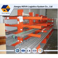 China 75mm Adjustable Cantilever Warehouse Storage Rack With 500 Kg Per Arm on sale