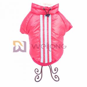100% Poly shine Waterproof Dog Coats With Underbelly Protection Warm Dog Coats