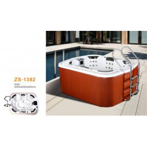 China Outside home whirlpool tub massage jets for family use with steps supplier