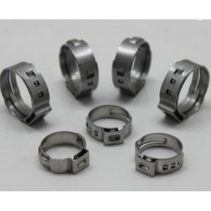 China Stainless Steel Cv Joint Boot Clamp Ear Type Hose Clamps supplier