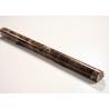 12" Dark Emperador Marble Pencil Rail 19 MM Thick with Exposed Finish