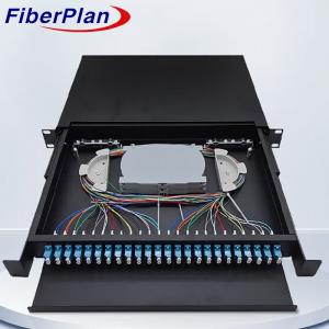 FTTH Fiber Optic Terminal Box 24 Port ODF 19 Inch Fiber Optic Distribution Frame