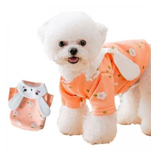China Soft Polyester Fiber Pets Wearing Clothes 32cm Warm Dog Coats supplier