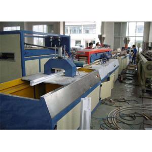 China Double Screw Design Wpc Extrusion Machine / Wood Plastic Composite Production Line supplier
