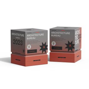 China Perfume Box Set Two Tone Layered Packaging Design Diamond Cut Bottle Luxury Fragrance Presentation Case wholesale