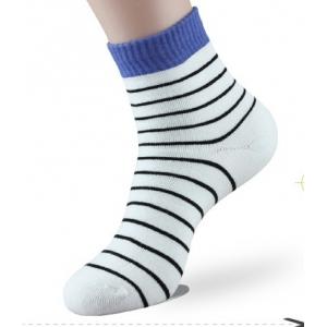 Gentle fashionable striped design summer breathable supersoft athletic sox for men