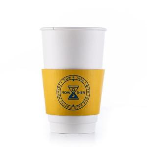 China Hot Drink Takeaway Coffee Cup Sleeves Flexo Printing Offset Printing 150g+250g supplier