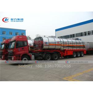 China 60cbm Aluminum Alloy Chemical Saline Solution Tanker Semi Trailer supplier