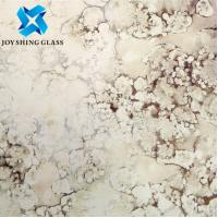 China Golden Antique Mirror Glass Sheets Customized Size Thickness Pattern on sale