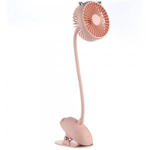 China 2000mAh Rechargeable Battery Operated Fan 3 Speeds USB-B Portable Mini Fan For Stroller supplier
