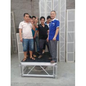 China Mobile Heavy Loading Outdoor Stage Platform Adjustable Height 1.22*1.22m Assembling supplier
