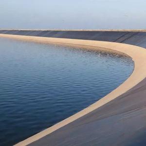 China 0.5mm HDPE Geomembrane Fish Farm Pond Liner for Circular Fish Farm Plastic Water Tanks supplier