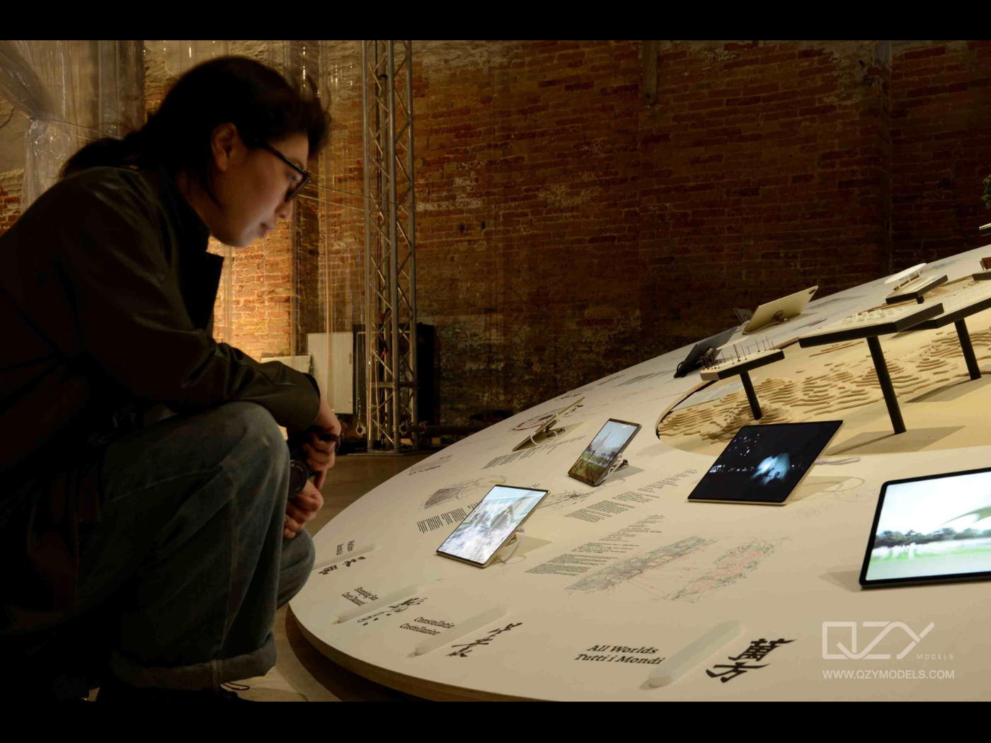 China Realistic Conceptual Minimalism Style Liangzhu Landscape Model for Display and Study at Venice Architecture Biennale China Pavilion wholesale