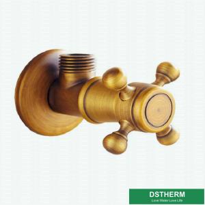 Bathroom G1/2" Thread Brass Chrome Plated Angle Valve Brass Color Coated Popular Designs