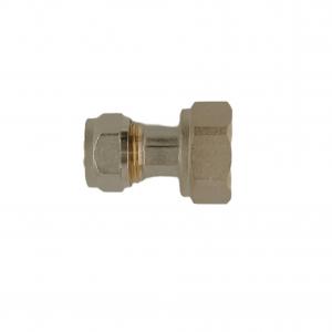 F M Brass Compression Fittings Straight Brass Fitting High Strength Locknut