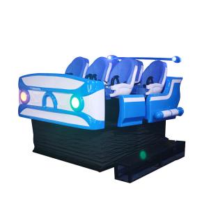 China 1100W 9d Arcade Virtual Reality Simulator Roller Coaster Vr Motion Platform supplier