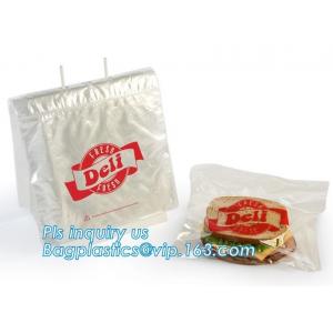 Food Grade Grip Seal Deli Saddle Bags, Printed Semi Saddle Deli Zipper Bag, deli saddle pack saddle Zip lockk bags for mea