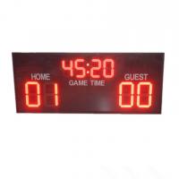 China Red Color Electronic Football Scoreboard Waterproof 16'' Inch For Commercial on sale