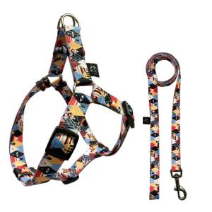 China No Pull Dog Harness Set Adjustable Designer Dog Harness Leash Set supplier