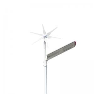 IP65 Waterproof Solar Powered LED Street Light Wind Turbine 30w Energy Saving