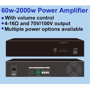 China Rectangle 60W Audio Power Amplifier 80-16KHZ Power Audio Amplifier wholesale