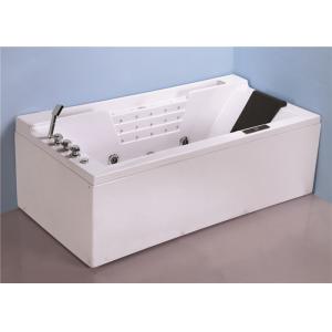 Hydromassage Jacuzzi Whirlpool Bath Tub With 1500w Heater 4 Back Jets