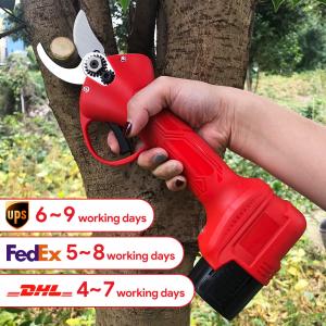 China 25mm New Design Electric Li-Battery Pruning Electric Scissors Tree Pruner Shears With Shear Diameter For Sale wholesale