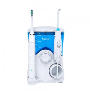 China RoHS 600ml 2 In 1 Toothbrush And Flosser Sonic Toothbrush With Water Flosser supplier