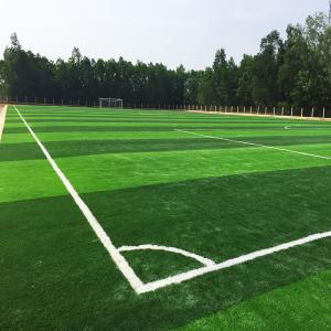 Synthetic Artificial Football Field Fake Grass PE PP Material For Soccer Field