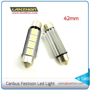 Super Bright 42mm LED Interior Car Light Bulbs 5050 SMD Festoon C5W Canbus Led License Plate Light