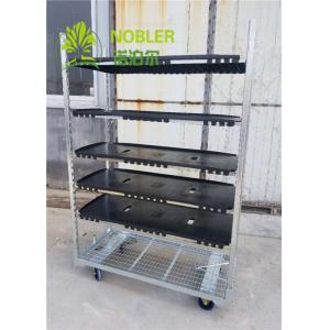 China Danish Trolley Flower Hand Trolley Plastic Shelf Supermarket Exclusive Use Customized Trolleys wholesale