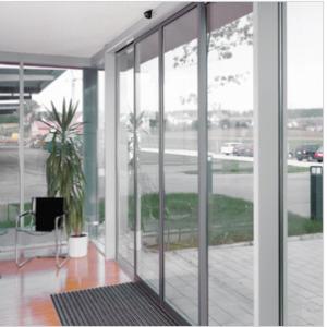 Slender fine-frame profiles Commercial Automatic sliding doors system 4800*4200mm