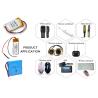 L'électronique grand public utilise des batteries Lipo 503759P 3.7V 1300Mah Lithium Ion Polymer Pack de batterie rechargeable