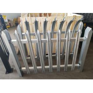 High Security Steel Palisade Fencing And Gates Easily Assembled With Powder Coated