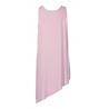 China Sweet Pink Color Sleeveless Womens Casual Summer Dresses With Asymmetrical Hem wholesale