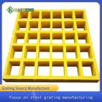 High Bearing FRP Molded Grating Flooring grill For Automobile Beauty Shop