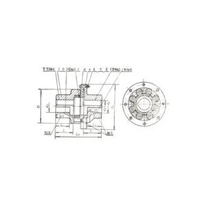 China MLZ single flange quincunx flexible coupling supplier