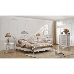 Oak Luxury European Bedroom Furniture Antique King Bedroom Set Super King Size Bed