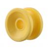China 12kv plastic donut insulator 10mm nail round corner yellow bobbin Electric Fence insulator With Weight 12.8g wholesale