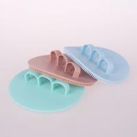 China 2 Pack Soft Silicone Facial Cleansing Brush , Body Silicone Face Exfoliator on sale