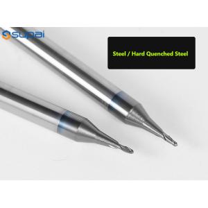 China 2Flute Micro Flat End Mill 0.2-0.9mm Mini CNC Router Bit 4mm Shank Tungsteno Carbide Ball End Mill Máquina de fresado mini supplier
