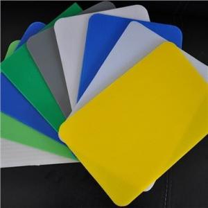 Antistatic Twinwall PP Sheet Yellow Outdoor PP Hollow Board Waterproof