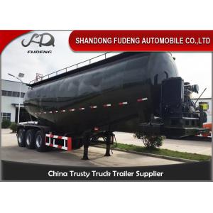 Tri axle bulk cement tanker trailer lime powder coal ash powder trailer sale