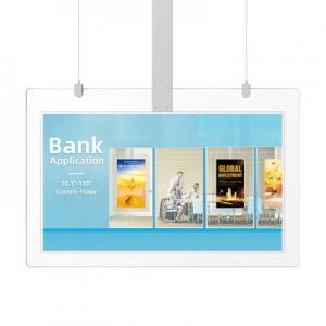 700 Nits Hanging Transparent LCD Screen 55inch OLED Double Sided Digital Display