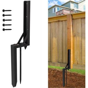 Metal Fence Post Support Stake for Repairing Damaged Gate Posts Frame Material Metal