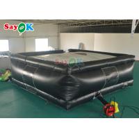 China Funny Inflatable Air Jumping Pad Bouncing Trampoline Mat For Children on sale